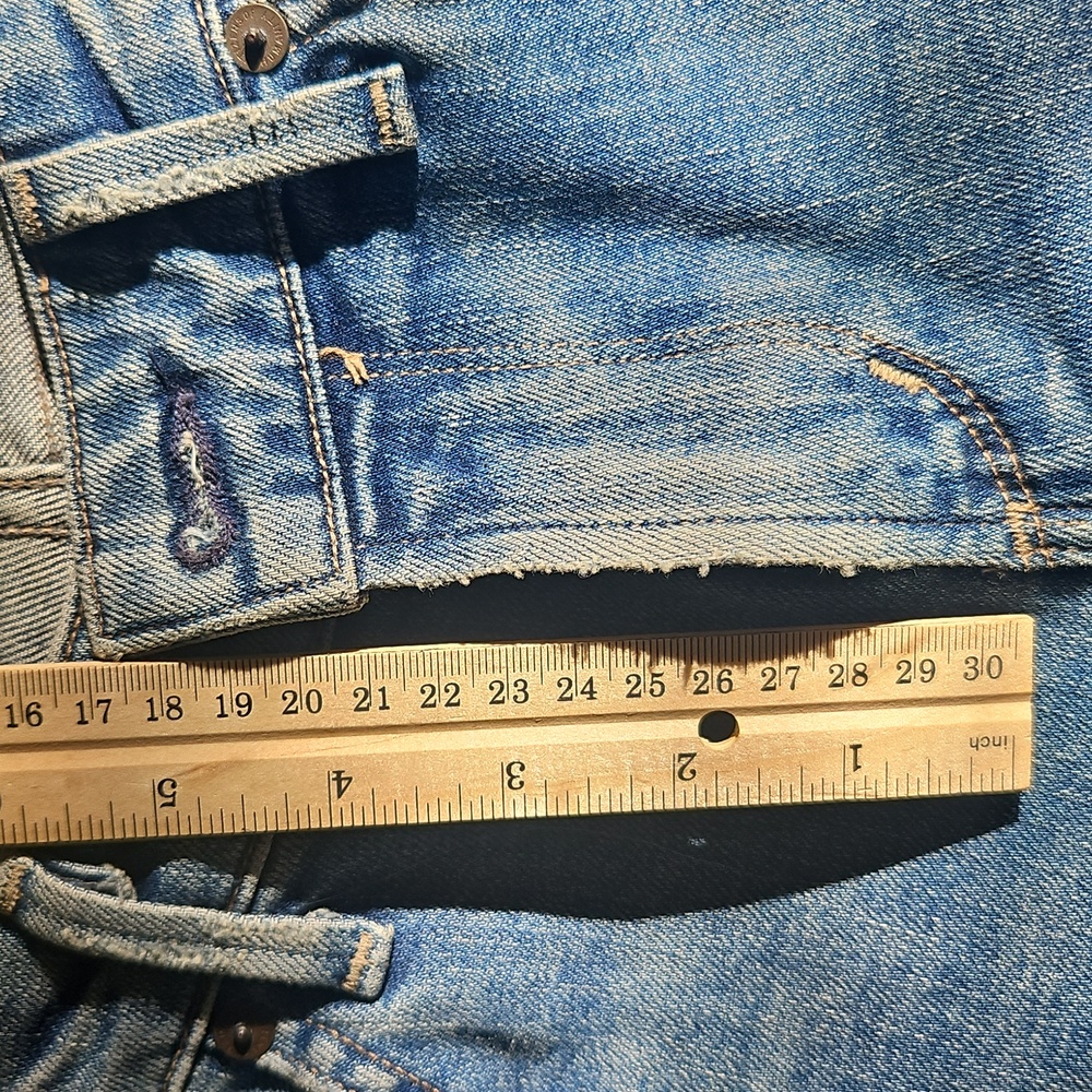 Women's Citizen Of Humanity Blue Distressed Jeans - Picture 5 of 6